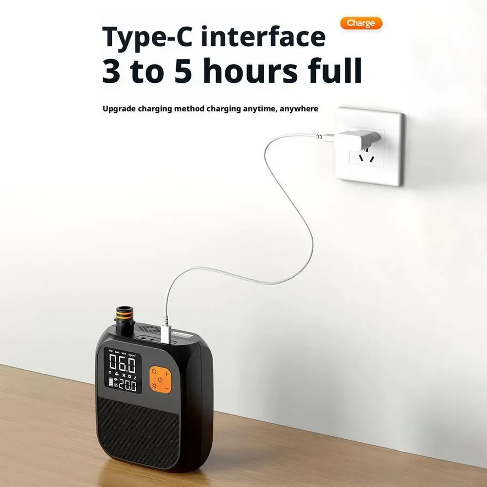 

25PSI электрический насос для гребной доски, портативный насос Sup, 2000 мАч, перезаряжаемый электрический насос для каяка, лодки, надувной насос