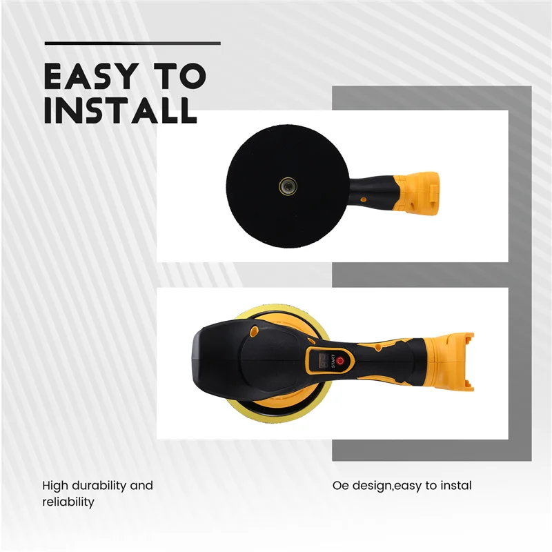 

IALJ-Electric Polisher Adjustable Auto Cordless Electric Waxing Sanding Sealing Glaze Tool Power Tools For 18V 20V Batte