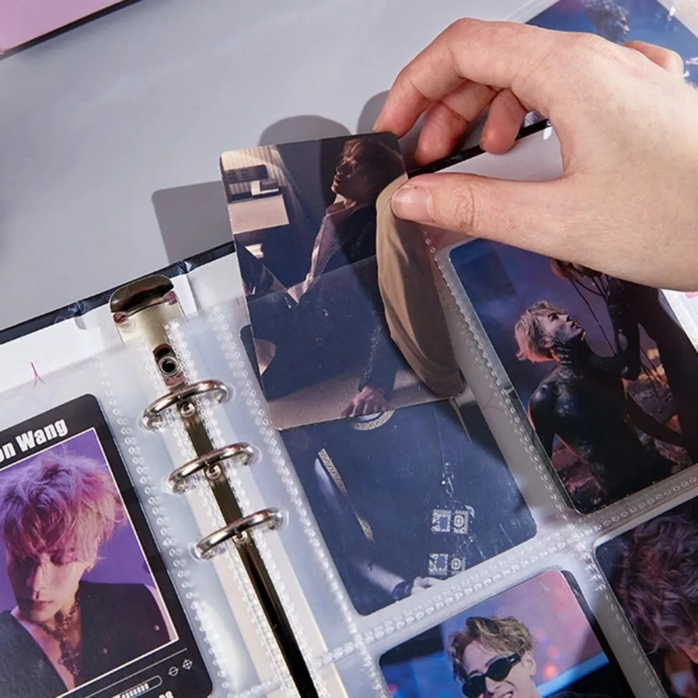 

3 Inch Butterfly Photocard Album Protector Cartoon Cat Binder Photocard Holder Loose-Leaf Retro Style Collect Album Notebook