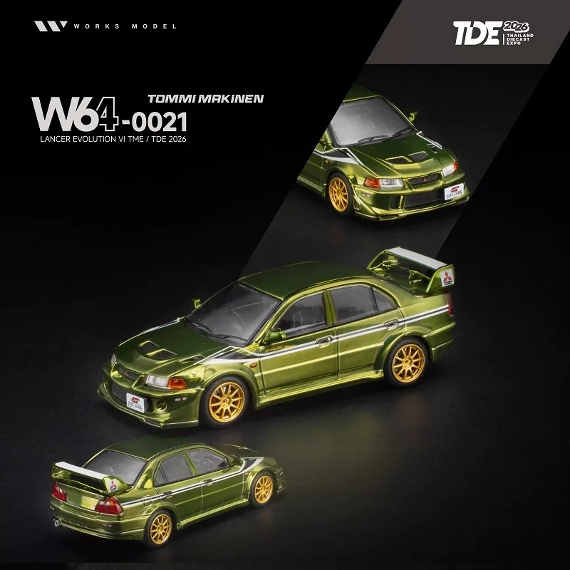 TDE WORKS HEC POPRACE XCARTOYS 2026 1:64 Event Special Edition Diecast Model Car