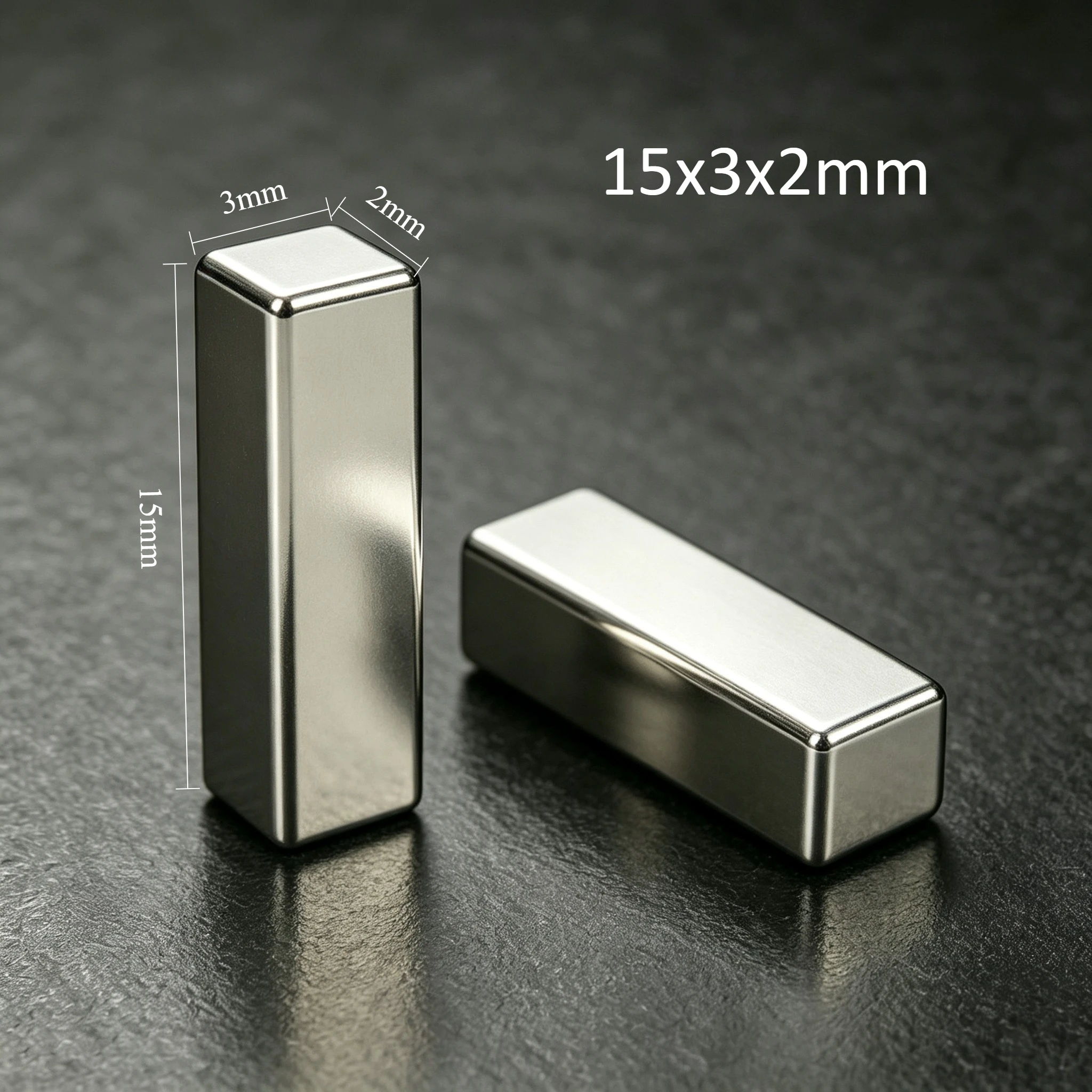 15x3x2mm N35 Rectangular Block Neodymium Magnet Super Powerful Permanent NdFeB Rare Earth Magnetic Magnets 15x3x2mm