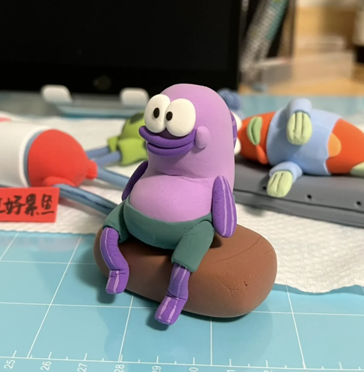 ฟิกเกอร์สปองจ์บ็อบ สแควร์แพนท์ ลิมป์ฟิช ของสะสม โมเดลตุ๊กตา ของเล่นเด็ก ของขวัญ