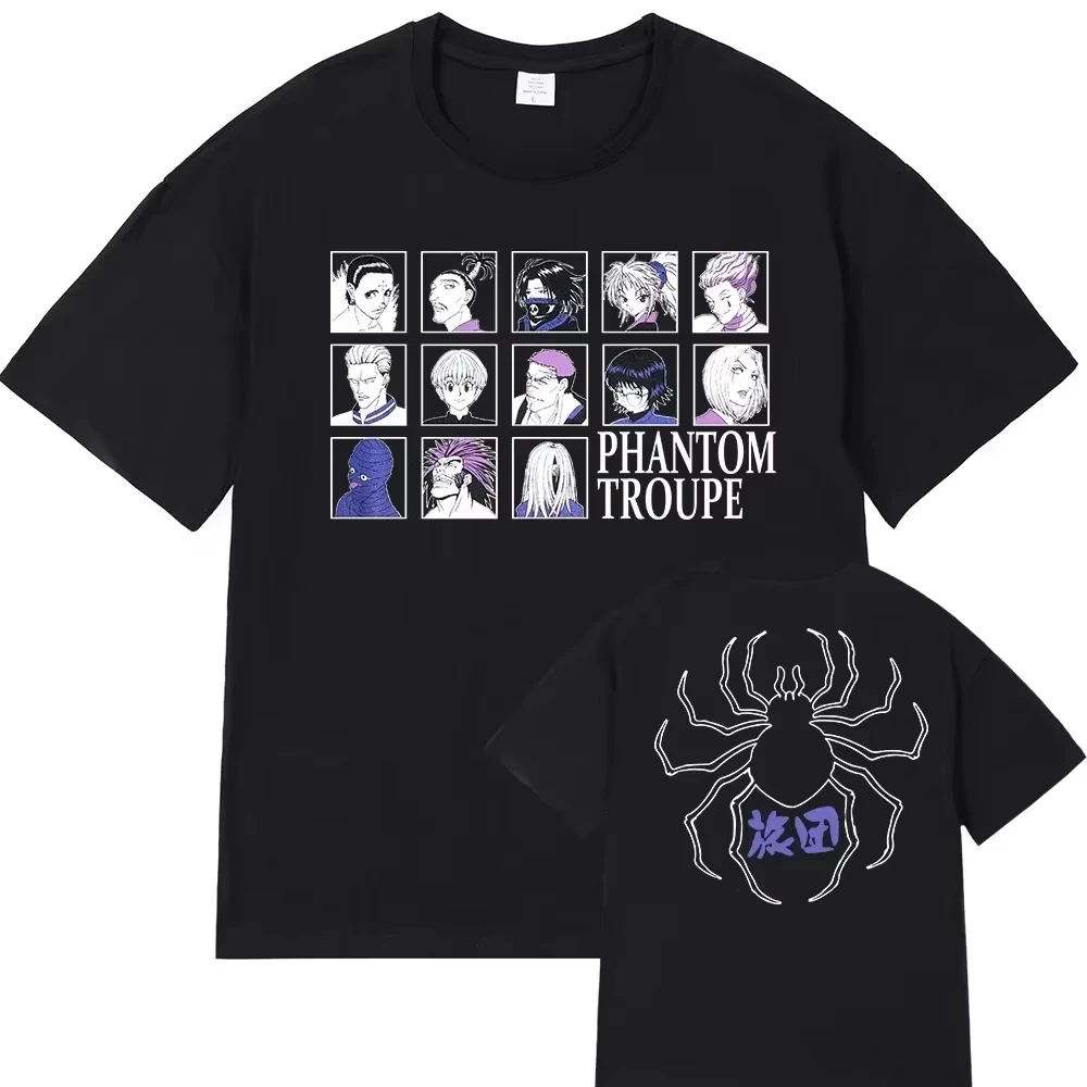 Hunter × Hunter Gon Freecss Killua Zoldyck Graphic Print Unisex Loose Street‑Style Trendy Pure‑Cotton Fashion Casual T‑Shirt