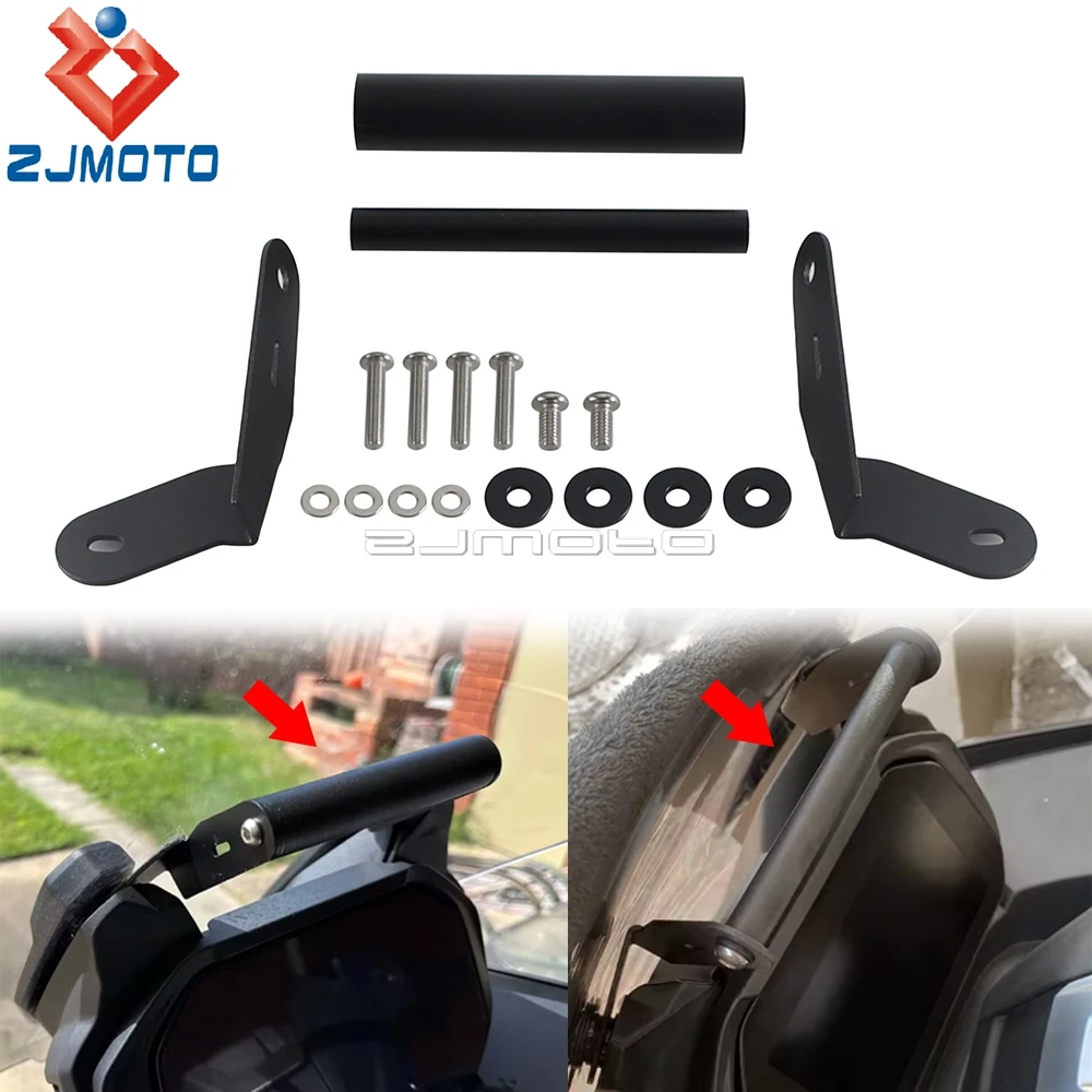 

Алюминиевый держатель для телефона C400GT, 12 мм, 22 мм, кронштейн для GPS-навигатора, комплект для крепления мобильного телефона для BMW C400GT 2019 2020 2021 2022 2023 24