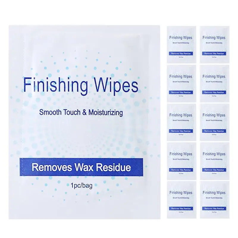 20 Pcs Body Hair Removal Wax Cleaning Oil Pack Women Depilation Supplies Finishing Wipe Cream Wipes After Waxing Finishing