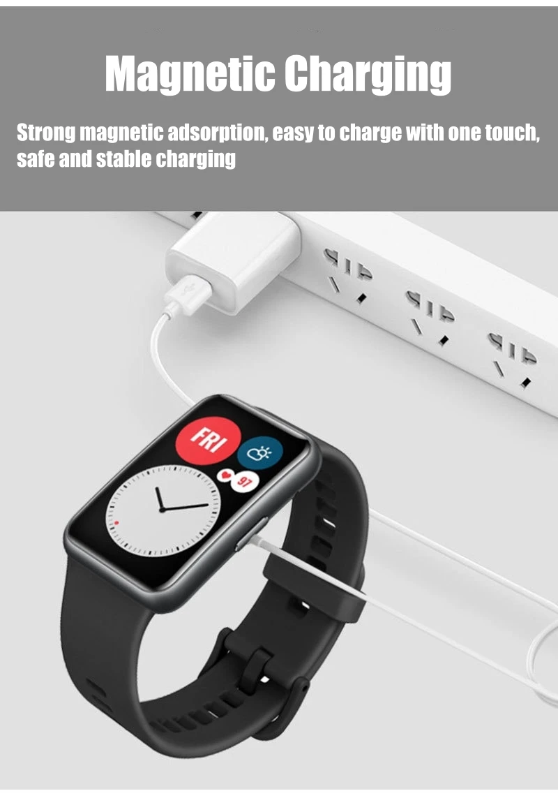 Magnetic Charger For Huawei Band 10 9 8 7 6 NFC Pro 5 4 3 Fit Fit2 Fit3 Huawei S-TAG Kids Watch 5X 4Pro 4X Honor 5i ES Keep B4
