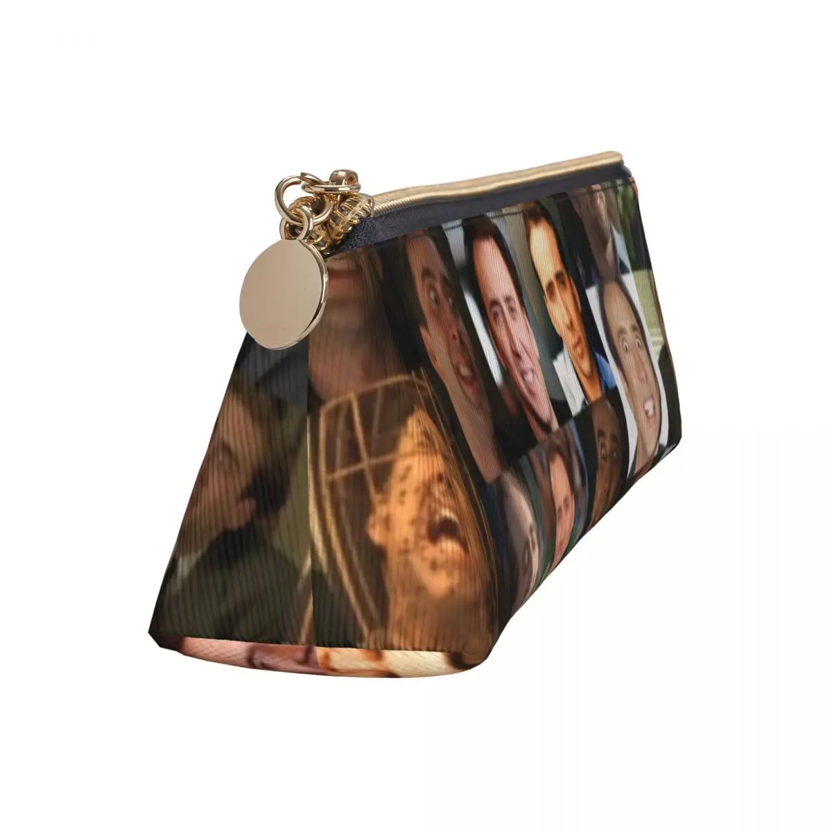 Vintage Pencil Case Funny Nicolas Cage Pencil Bag Memes Collage School Pencil Cases Boy Girl Zipper Graphic Stationery Organizer image 3