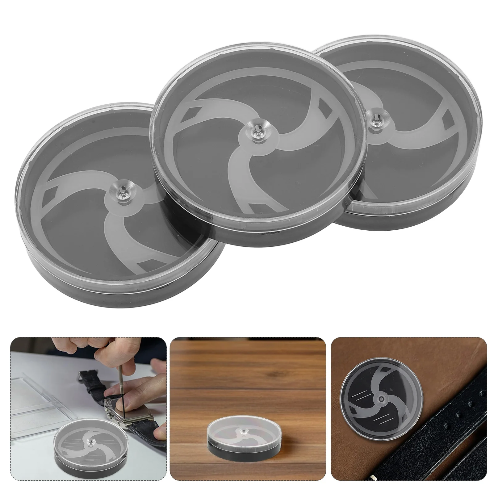 

3Pcs Watch Storage Organizer Box Portable Transparent Shockproof Dustproof Small Jewelry Case Travel Holder Watch Travel Case
