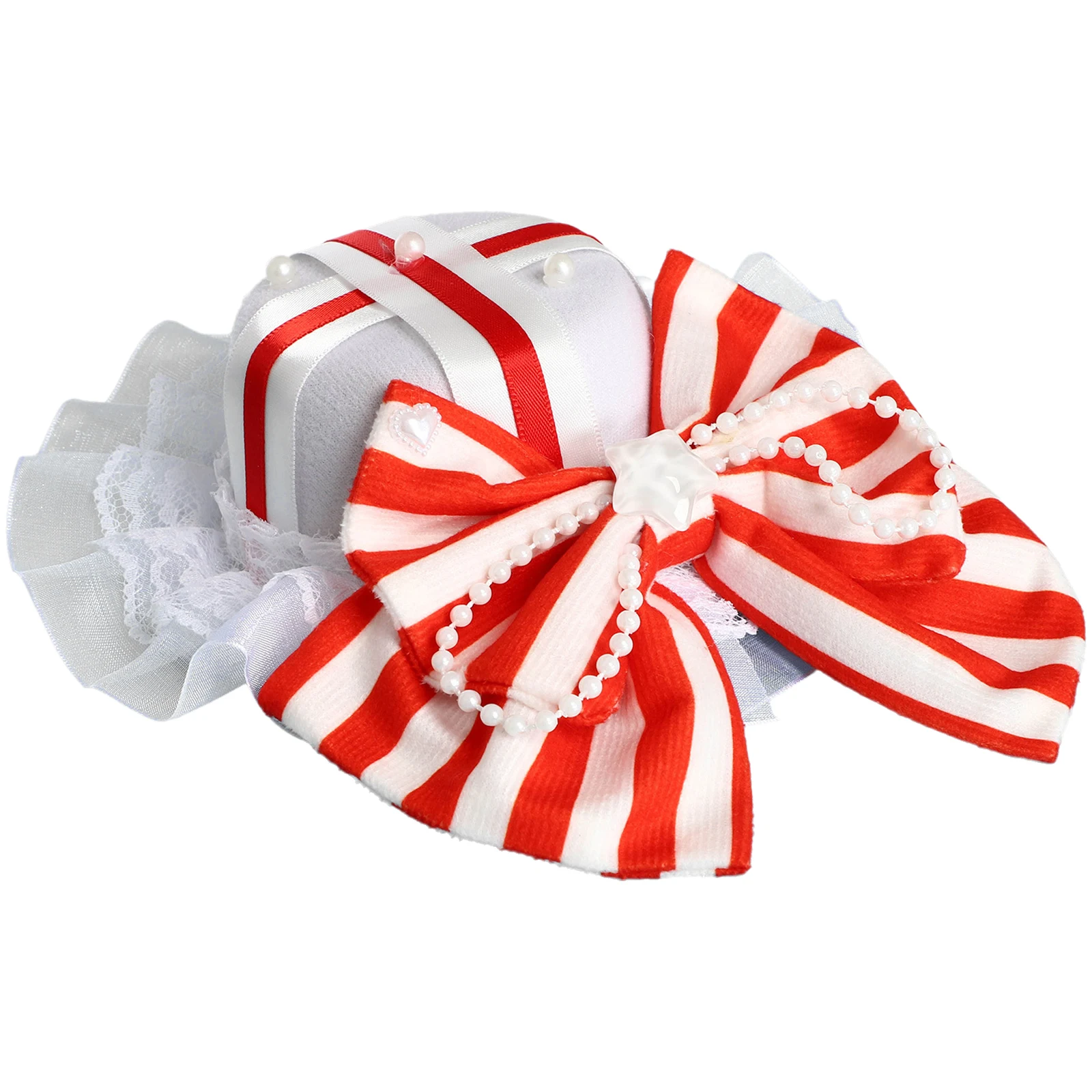 

Women Girls Unique Fascinators Mini Top Hat Headband Hair Accessory Cosplay Lolita Headwear Hair Hoop Clips Bride Headpiece Prop