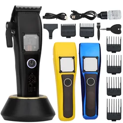 Professional men's electric hair clipper magnetic levitation motor 9000-10000 speed with base hair salon electric push special h