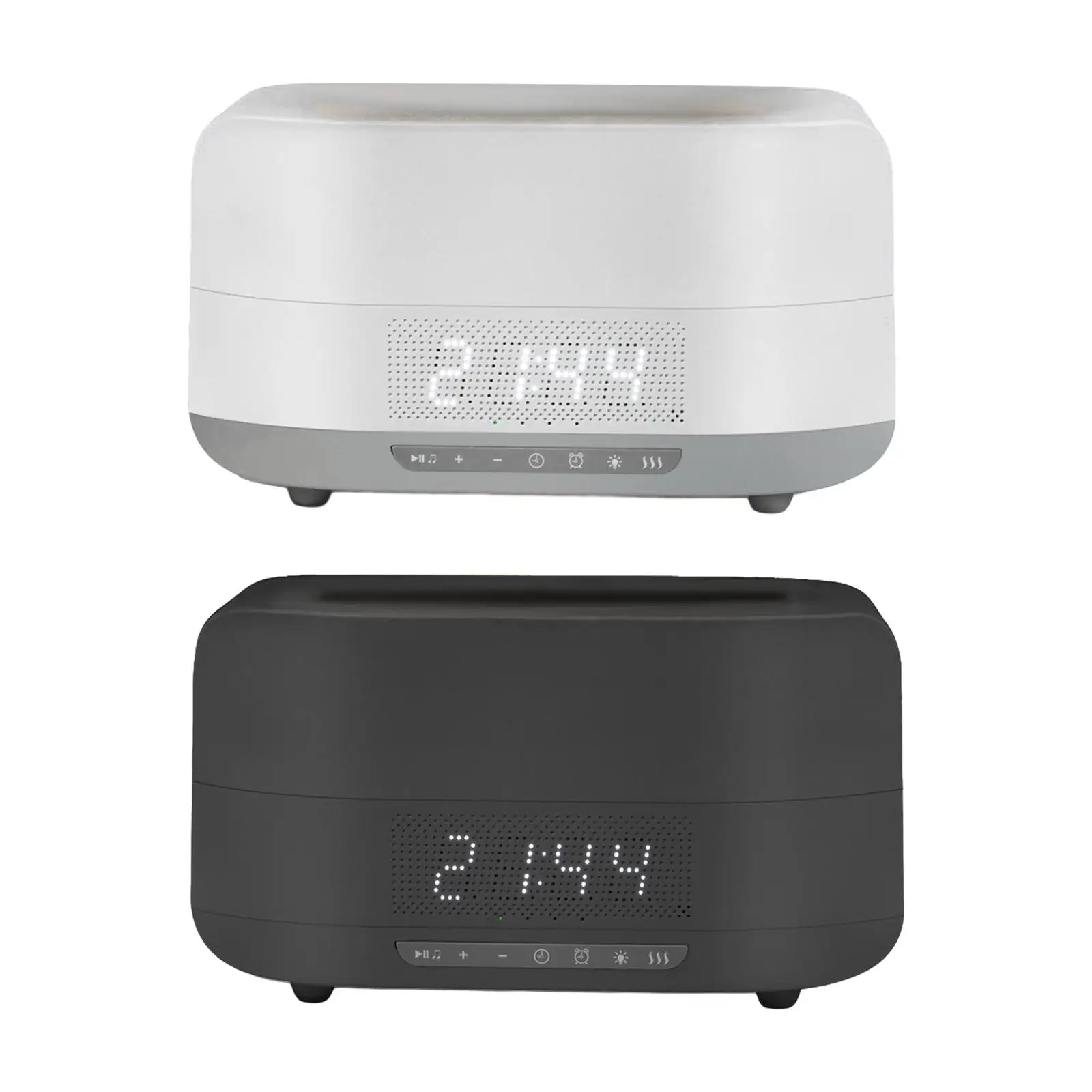 Difusor de aire de llama para habitación de bebé, difusor de aroma de 12W, humidificador de llama con luz nocturna