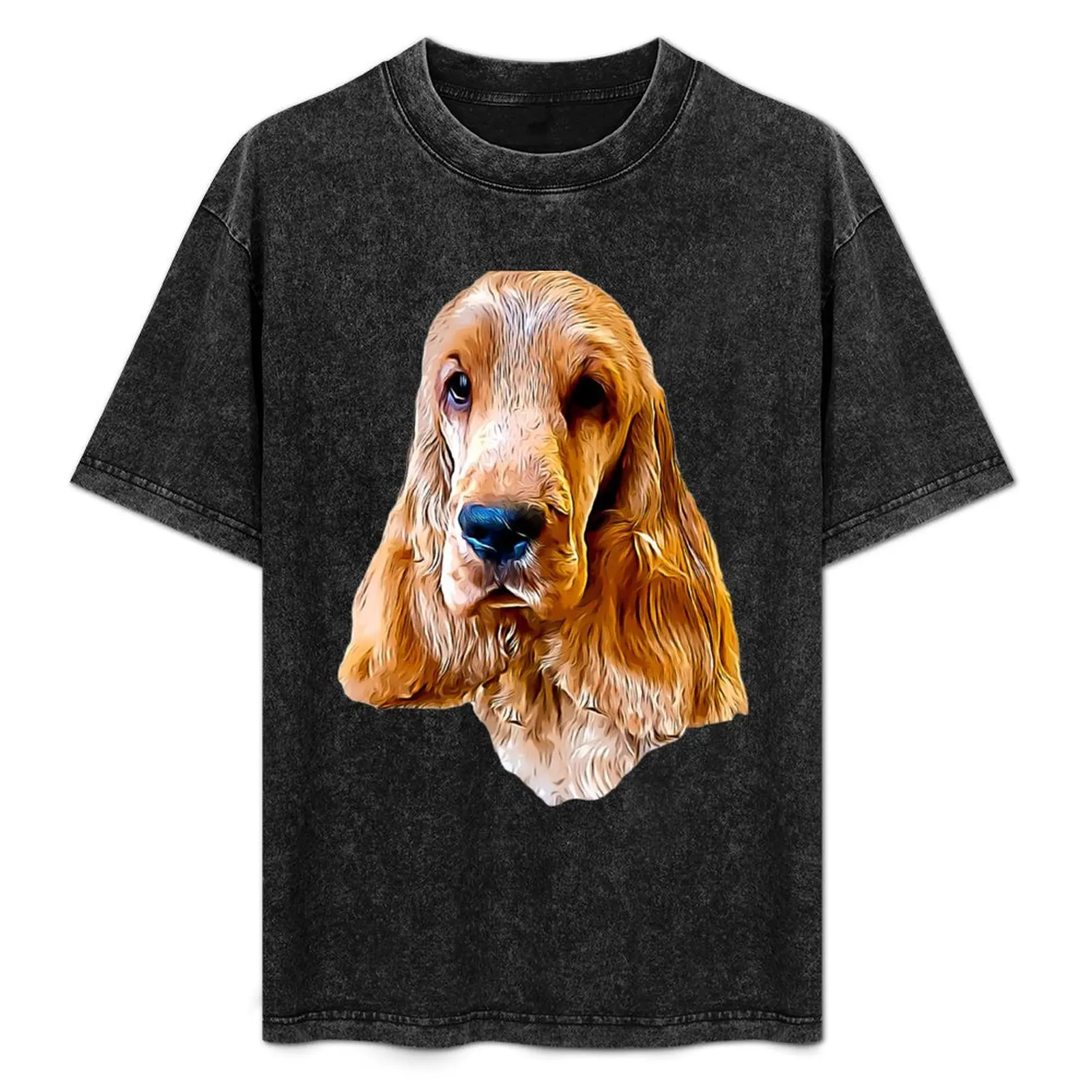 

Cocker Spaniel Gold Beauty T-Shirt Big Size Short Sleeve Tee for Men