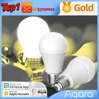Bombilla Aqara E27 LED inteligente Zigbee 9W 2700K-6500K bombilla remota inteligente para Xiaomi Mi HomeKit bombilla LED para hogar inteligente