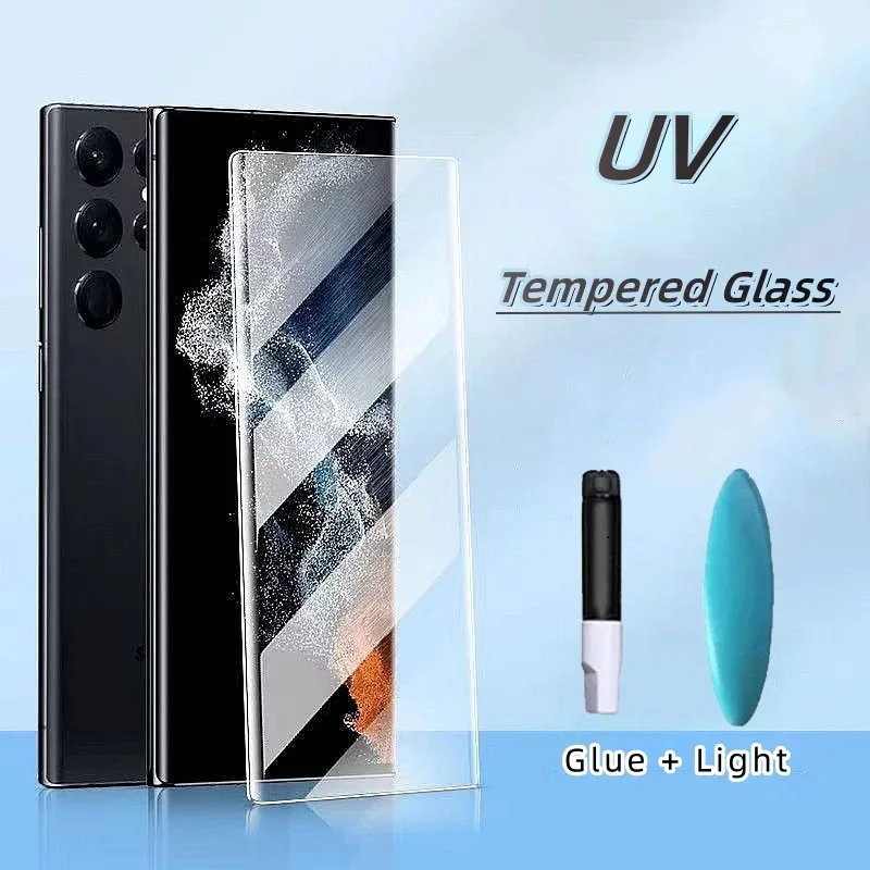 For Honor 200 Pro Tempered Glass UV Liquid Glue Screen Protector Honor Magic 5 6 Lite 4 V 2 3 50 70 90 100 60 80 X50 Glass Film