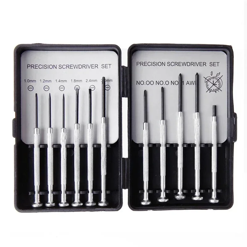 11Pcs Micro Precision Screwdriver Kit, Mini Watchmaker Repair Tools for Watch, Jewelry, Eyeglasses and Small Electronics