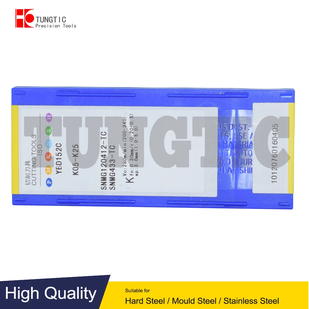 

SNMG120412-TC YBD152C YB7315 SNMG 120412 TC SNMG433-TC Токарный резец Токарные вставки Инструменты Обработка металла