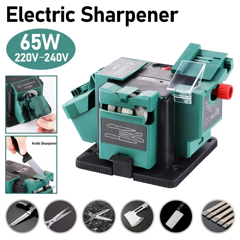 Electric Sharpener Drill Bit Sharpening Tools 220V-240V Drill Bit Knife Scissor Sharpener Grinder for Knife Chisel HSS Drill