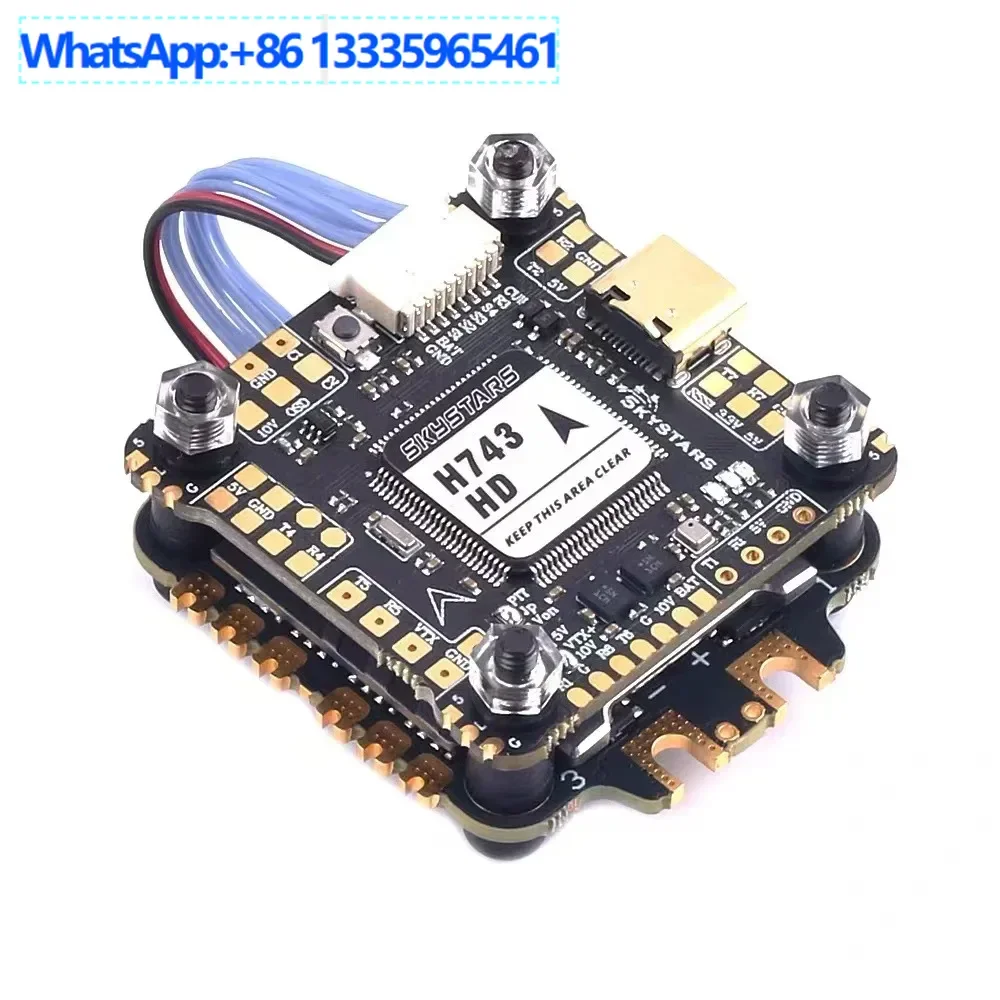 

SKYSTARS H743 HD flying tower H7 X8 with OSD KO60 60A Blheli32 4IN1 flight control