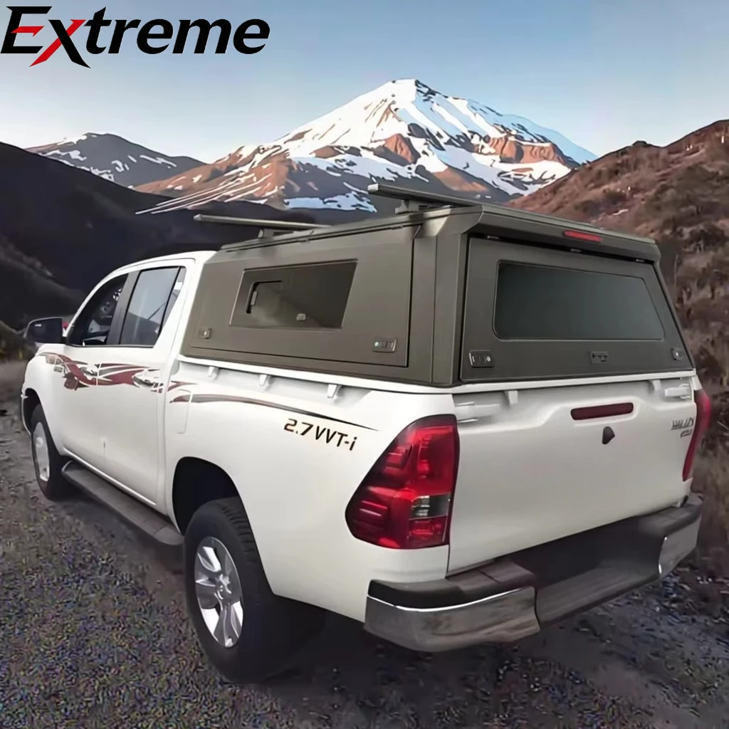 High Quality Aluminium Pickup Hardtop Topper 4x4 Truck Canopy  for Toyota Hilux Revo/Rocco/vigo