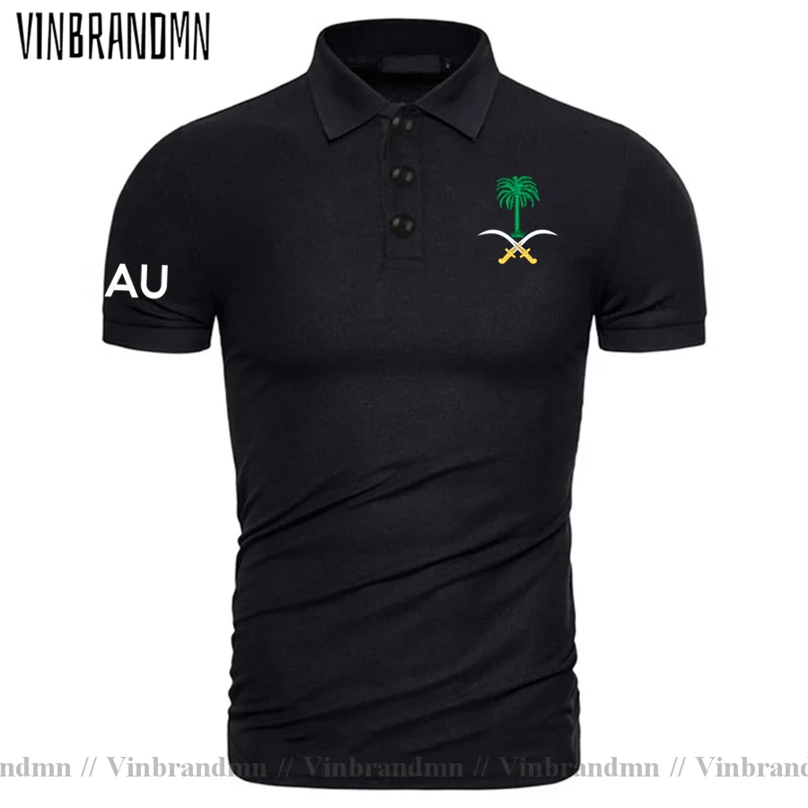 Saudi Arabia Saudi Arabian SA SAU Polo Shirts Mens Newest Fashion Shirts Brands Printed For Country 100% Cotton Nation Team Flag