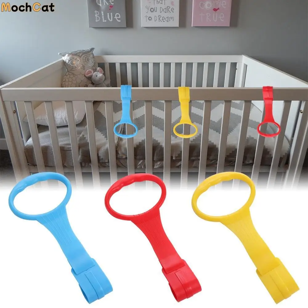 Cognition Plastic Pull Ring for Playpen Bed Accessories Solid Color Baby Pull Ring Hanging Ring Playpen