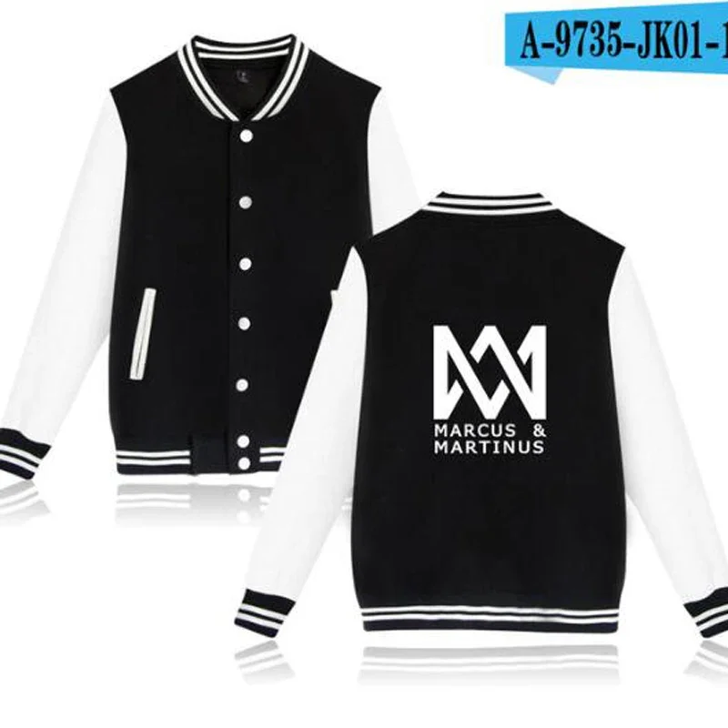 Marcus and Martinus Moments Tour Baseball Jacket Moletom Feminino Streetwear hiphop Harajuku Sweatshirts Hoodies Women Outerwear