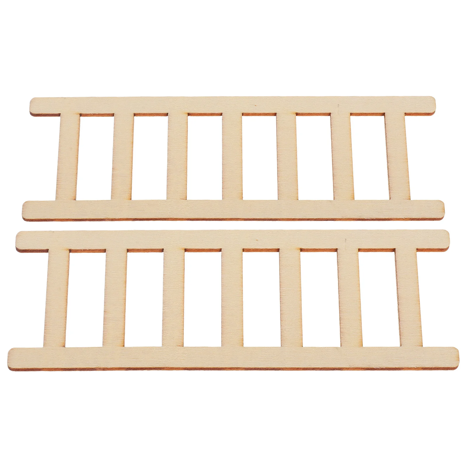 Échelles miniatures en bois, 2 pièces, décor de Simulation, bricolage, Mini meubles de maison, accessoires de disposition, échelles miniatures, décor de paysage à faire soi-même