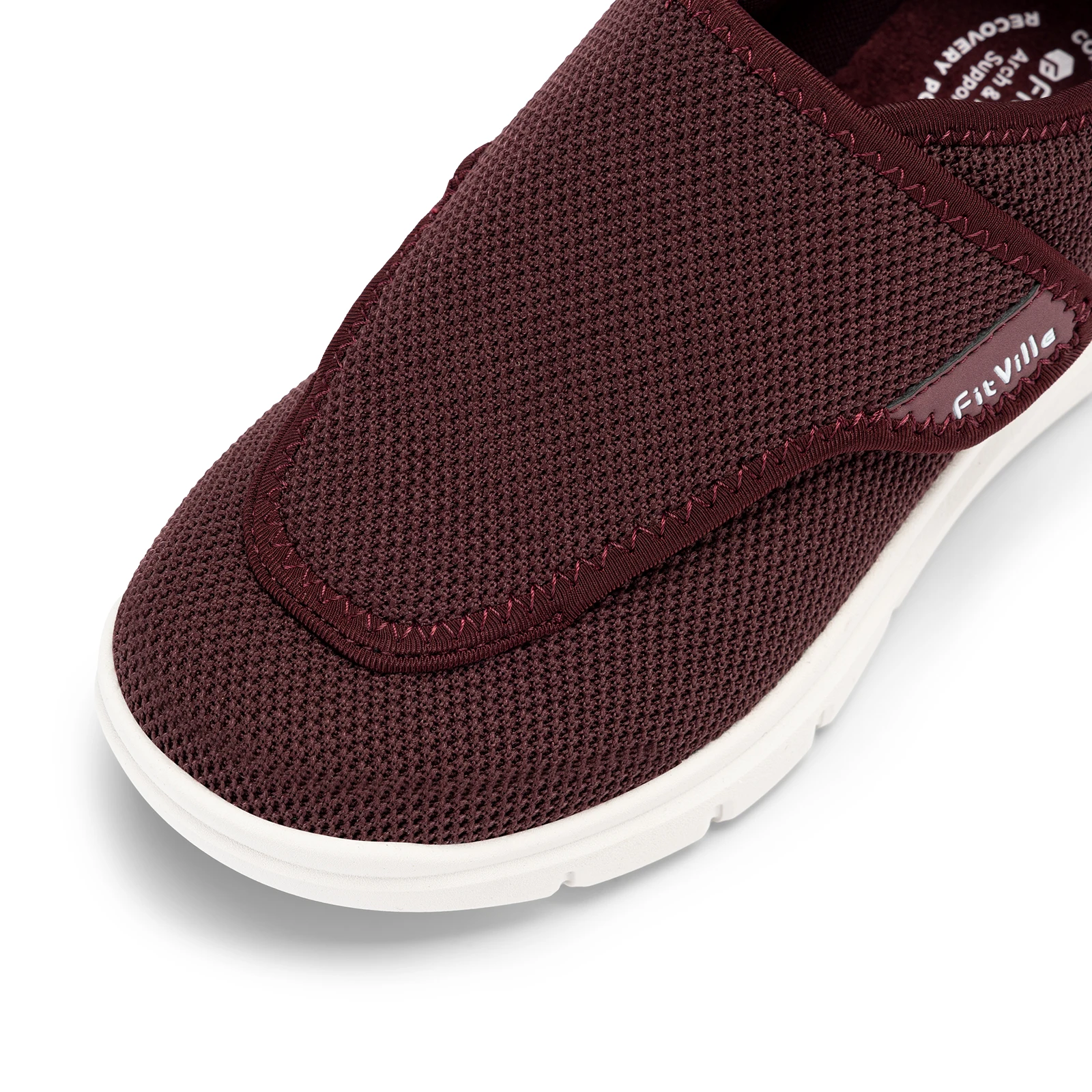 FitVille Damen-Diabetikerschuhe in weiter Ausführung, atmungsaktive orthopädische Sneaker, bequeme Schuhe für ältere Menschen mit geschwollenen Füßen – Detail 13