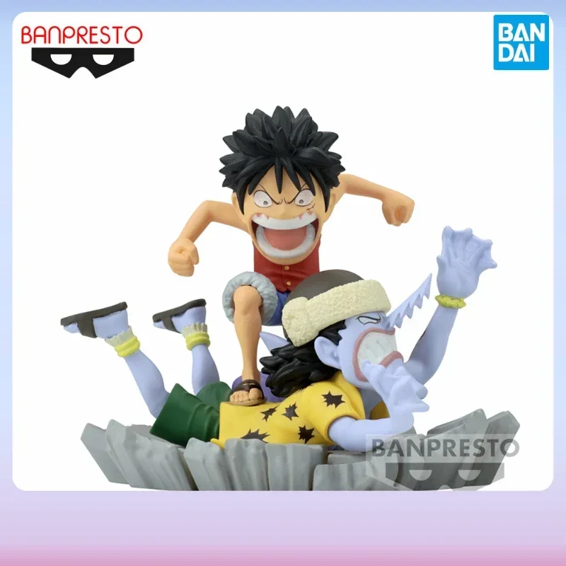 

In Stock Anime Original One Piece Story Line Vol.10 Monkey D Luffy WCF Action Figure PVC Model Toys Doll 7cm Collector Figurine