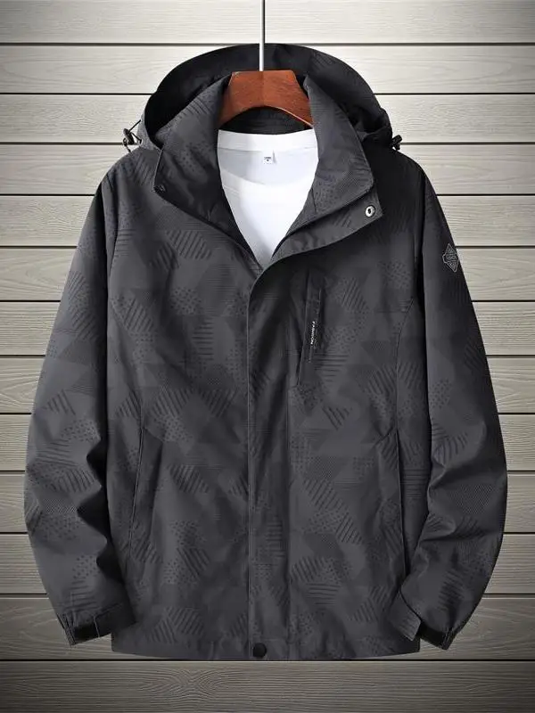 

Faionable Men's And Women's Spring Autumn Jaet 2025 New Korean Version Casual Sle Polyester Fiber Stand Fit Zipper C...