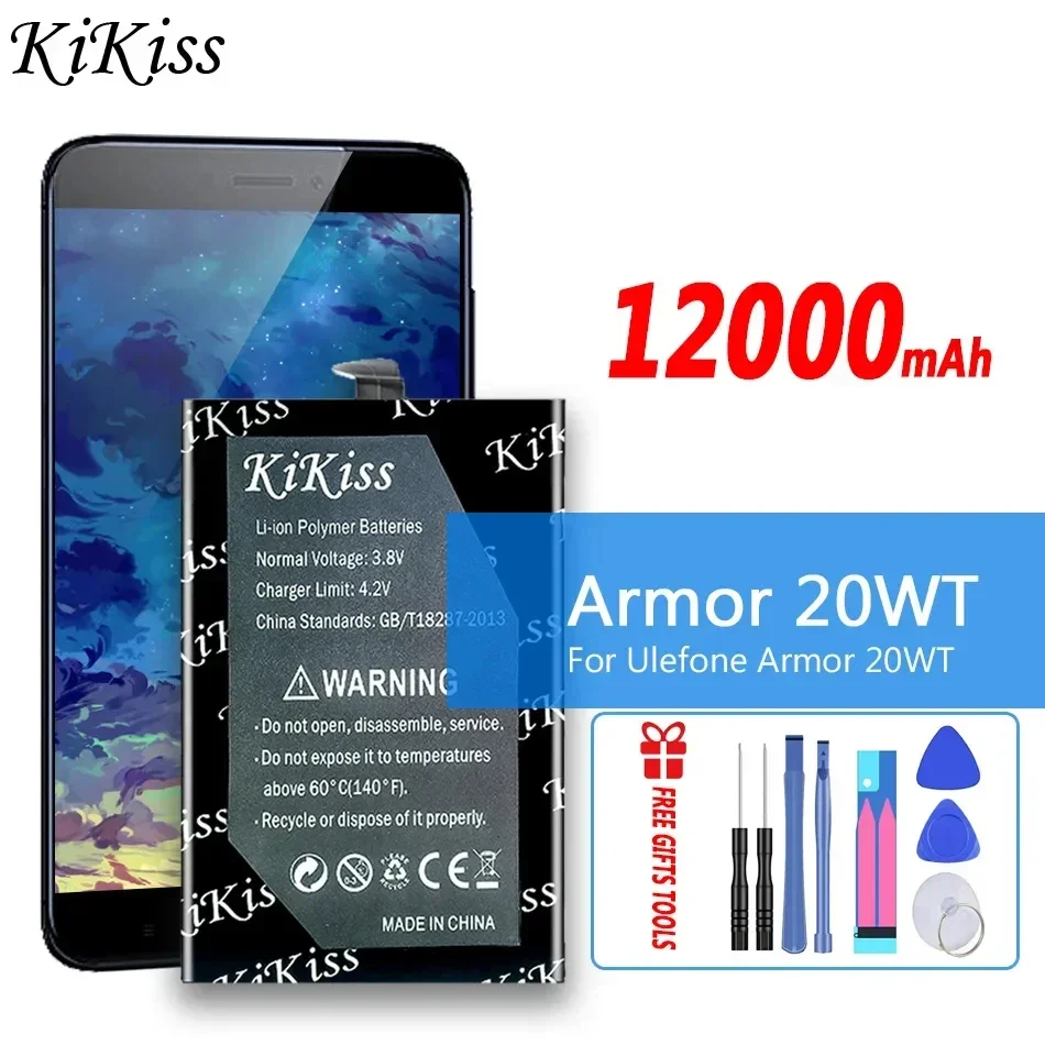 

KiKiss Battery 12000mAh For Ulefone Armor 20WT Bateria