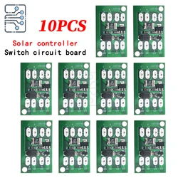 10/1pcs Automatic Solar Panel Battery Charger Board Night Light LED Lamp Control Switch Battery Charging Controller Module
