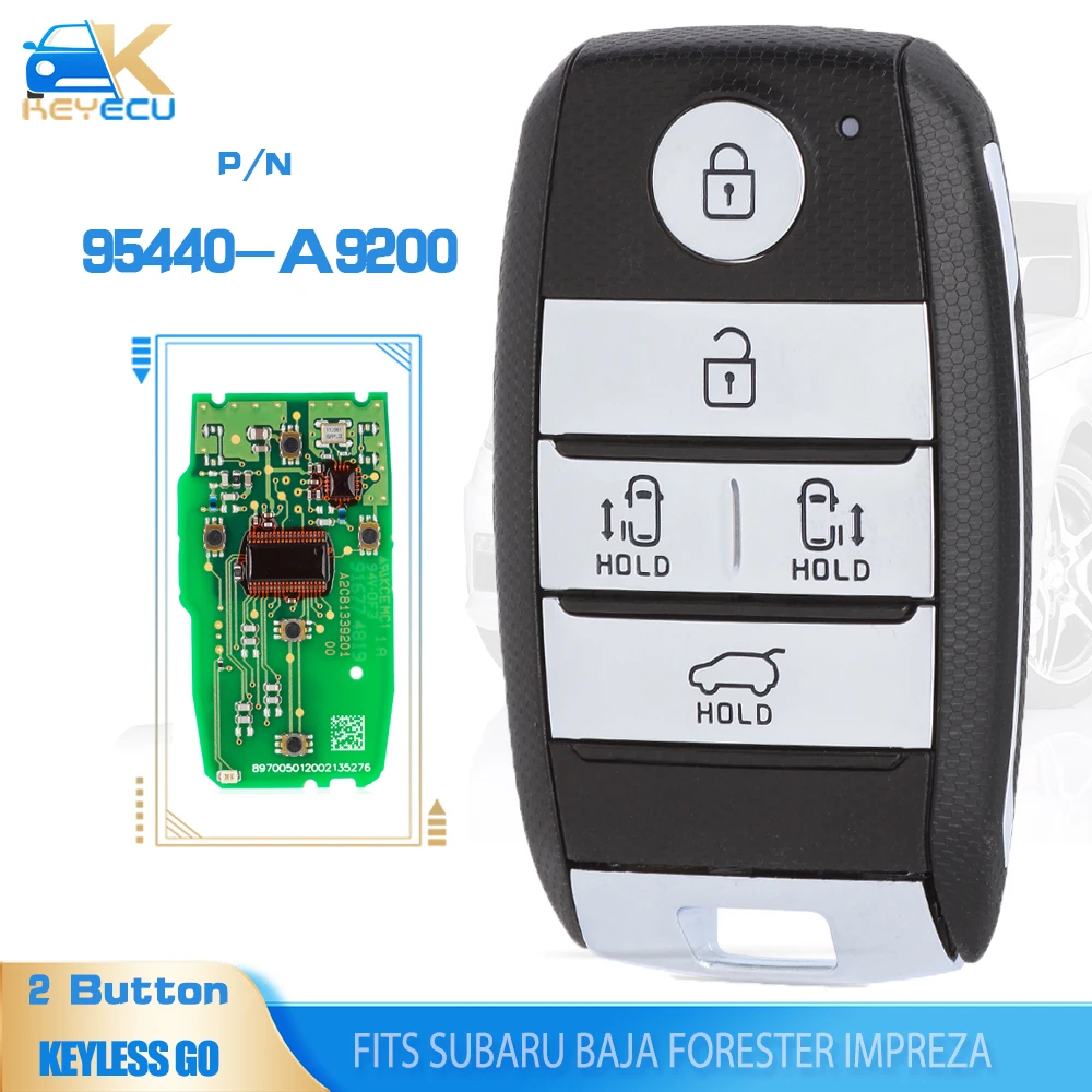 

KEYECU 95440-A9200 OEM Smart Remote Key 433MHz HITAG 3 ID47 Chip for KIA Carnival Sedona 2015 2016 2017 2018 FCC ID: SVI-YPFGE05