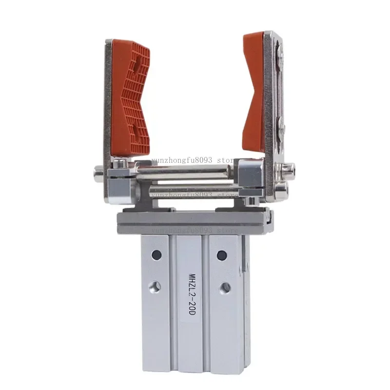 Widened Chuck Mechanical Arm Fixture Parallel Gripper 16D/20D Pneumatic Accessories Finger Cylinder for Precision Automation