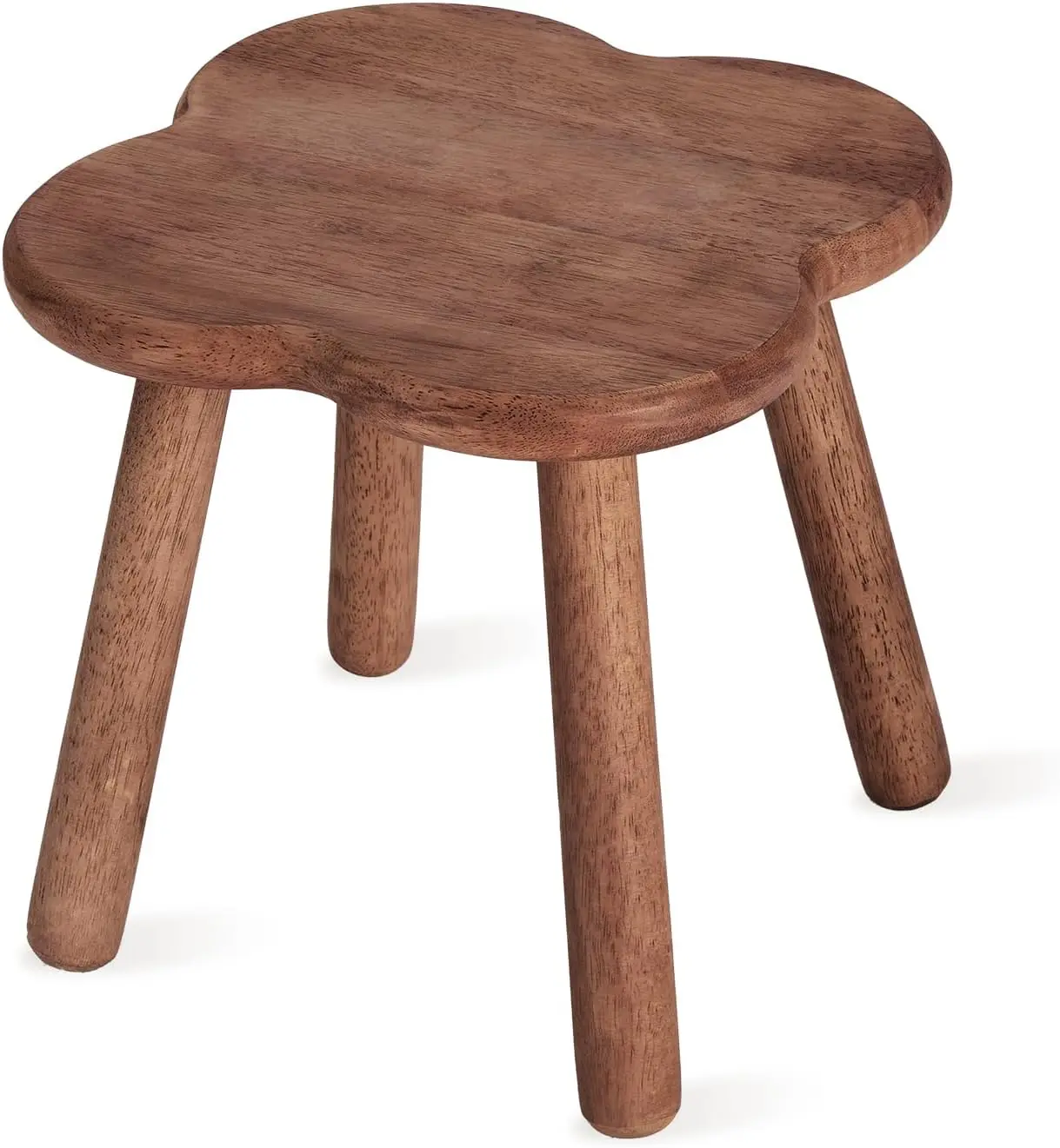 

Деревянная подставка-табурет для взрослых, улучшенная модель, 11,6 дюймов, маленький деревянный табурет с четырьмя съемными и сборными ножками для ванной комнаты, кухни