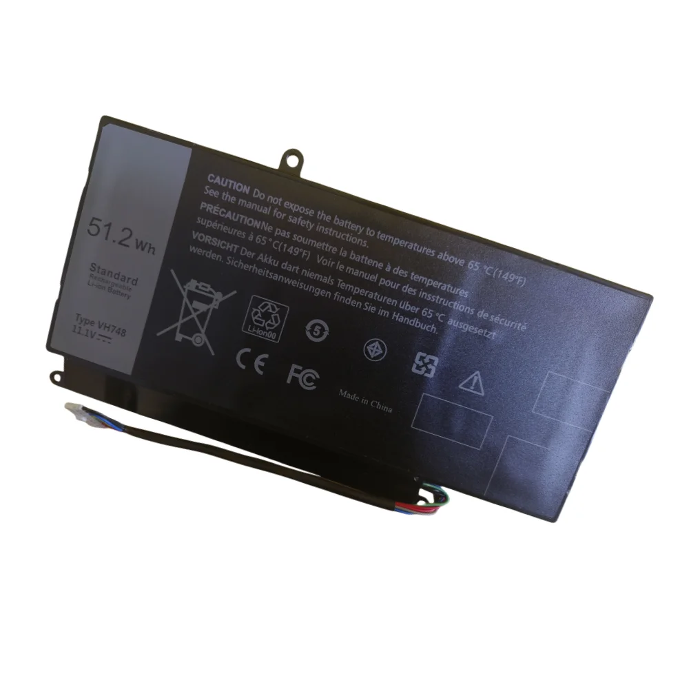 VH748 Laptop Battery For DELL Vostro V5560 V5460 V5470 V5480 Inspiron 14-5439 Ins14zD-3526 P43F P41G 11.4V 51.2WH