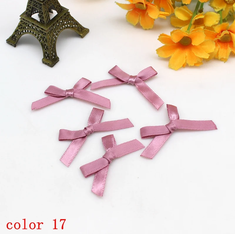 100 Stück oder 200 Stück 20–30 mm Bandschleifen, kleine Größe, Satinband, Schleife, Blume, DIY, Basteln, Blumen, Schleifen, Geschenk, Basteln, Dekoration, Upick – Detail 22