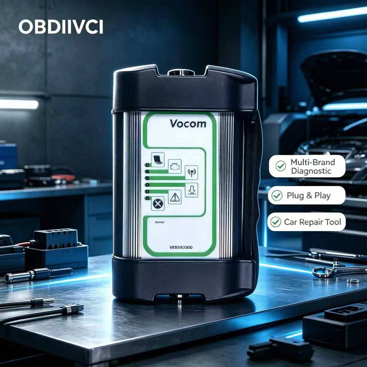 For Heavy Duty Vehicle Vocom Truck Diagnostic Scanner Interface 88890300