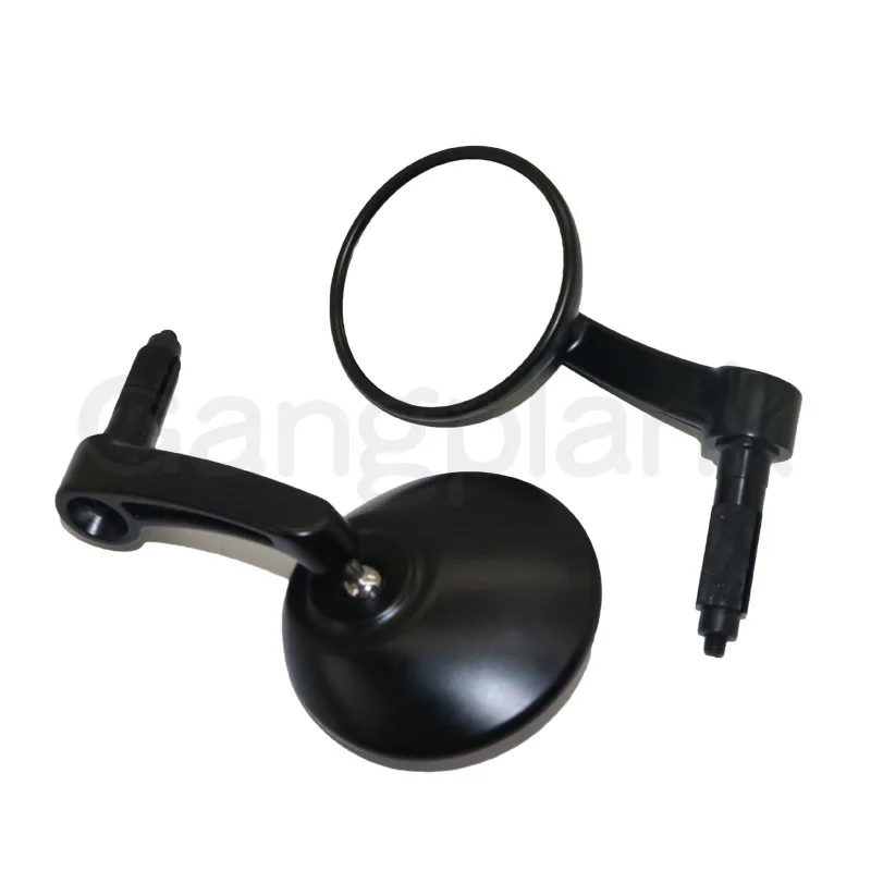 

Motorbike Handlebar Mirror Round Black Scooter Rearview Mirror Car Mirror Motorcycle Retro Rear View Side Mirror A Pair Set