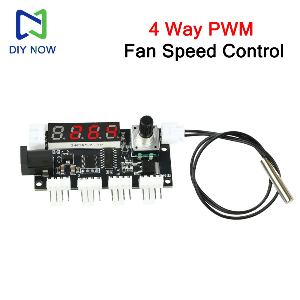 4 Way Pwm Fan Speed…