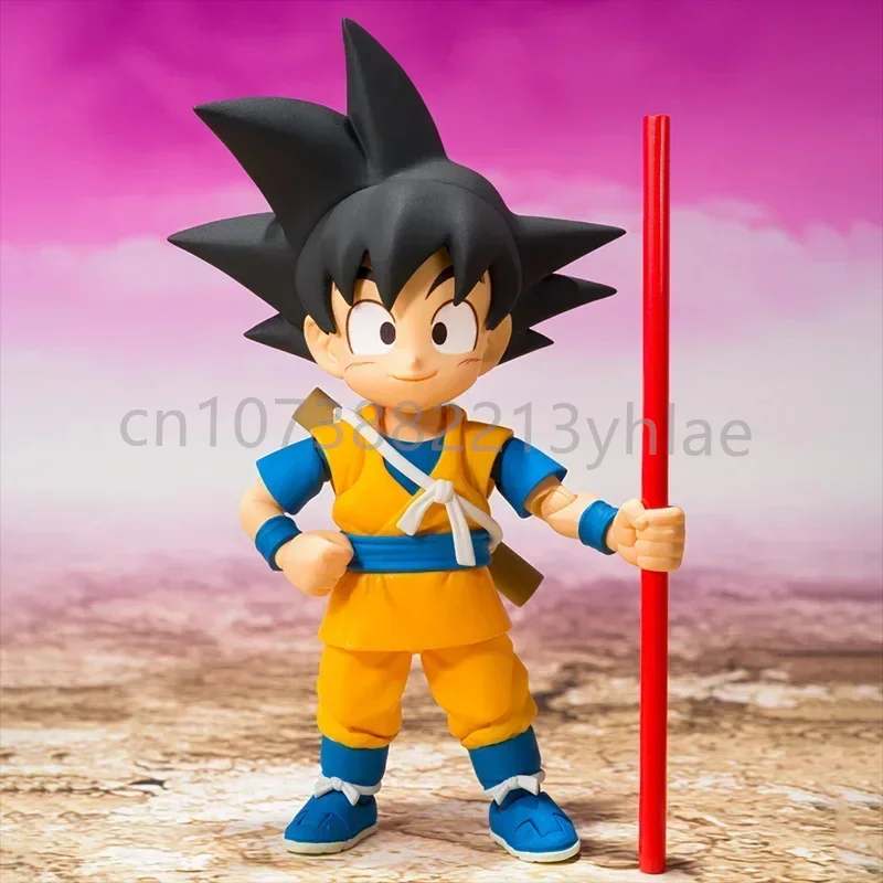 In Stock Bandai Banpresto S.h.figuarts Little Son Goku Dragon Ball Demon Movable Anime Movies Collect Gift Festival Boy Friend