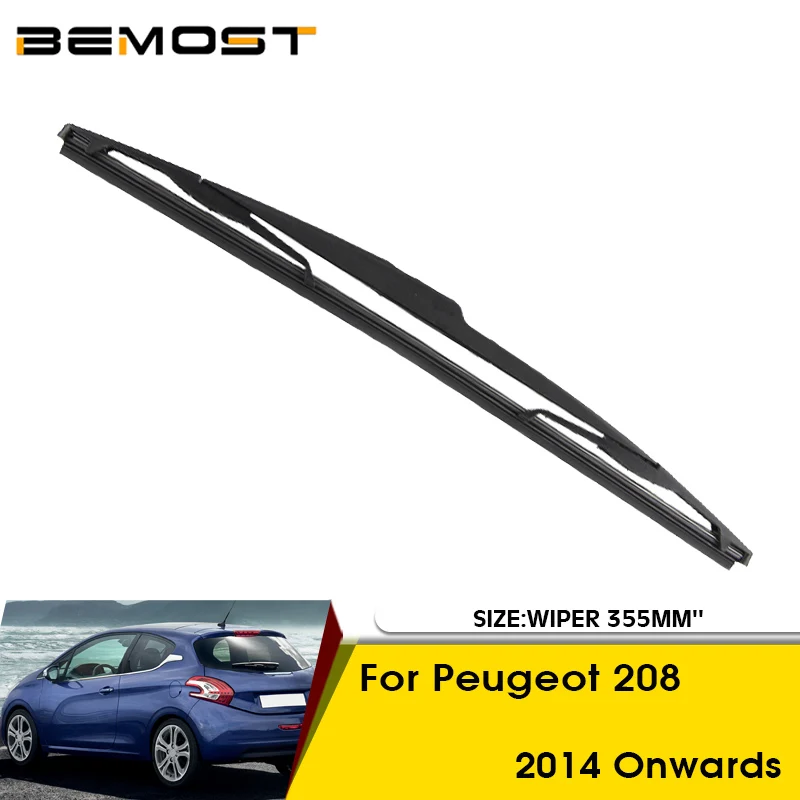 Car Wiper Blade For Peugeot 208 2014 Onwards Rear Back Windshield Windscreen Rear Wiper 355mm Car Accessories