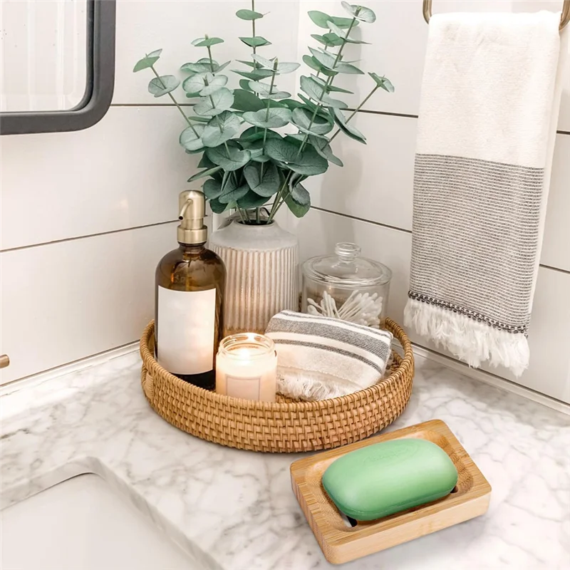 

Хорошо сделанная бамбуковая мыльница, сливная полка для мыла, бамбуковый держатель для мыла