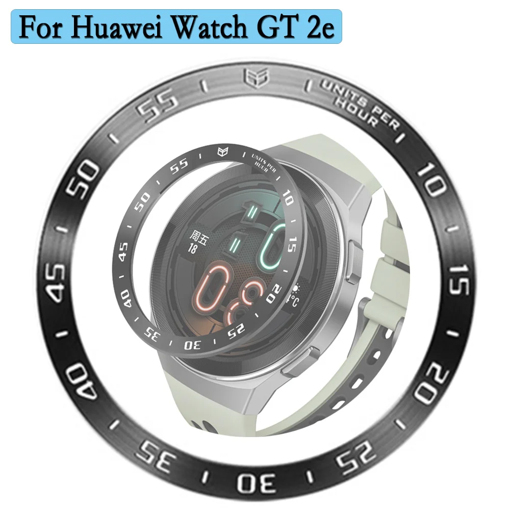 For Huawei Watch GT 2e Bezel Ring Smartwatch Sport Metal Protection Dial  Stainless Steel Bezel Ring Styling Frame Case Cover