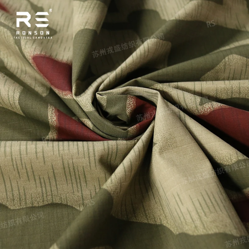 Nc5050 2nd bgs Sumpf muster Sumpf muster Sumpf muster Nylon Baumwoll stoff Nyco Ribstop Camo bedruckter taktischer Uniform stoff