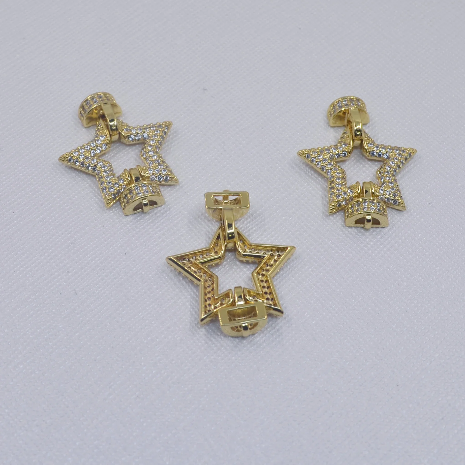 

Stars Badge Bar Shape Connection Pendant Clasp Necklace Chains for Jewelry Making Diy Earring Bracelet for Women Items Wholesale