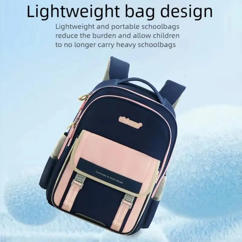 حقيبة ظهر UIUIKUMO للأطفال مع حماية للعمود الفقري وخفيفة الوزن وسعة كبيرة للمدرسة والسفر في الهواء الطلق #3