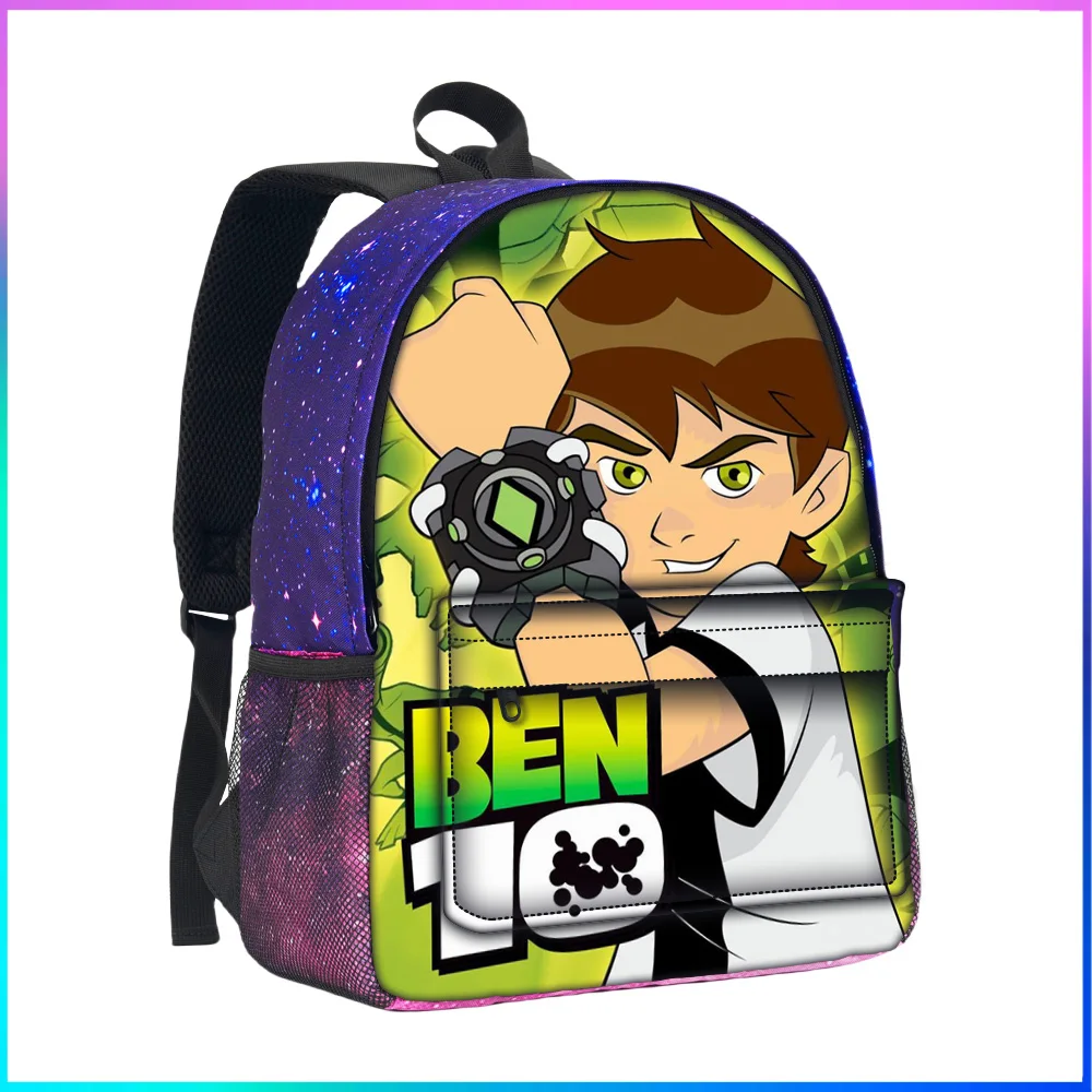 

Ben 10, модный рюкзак для маленьких детей, сумка для книг большой вместимости, легкий водонепроницаемый рюкзак для школы