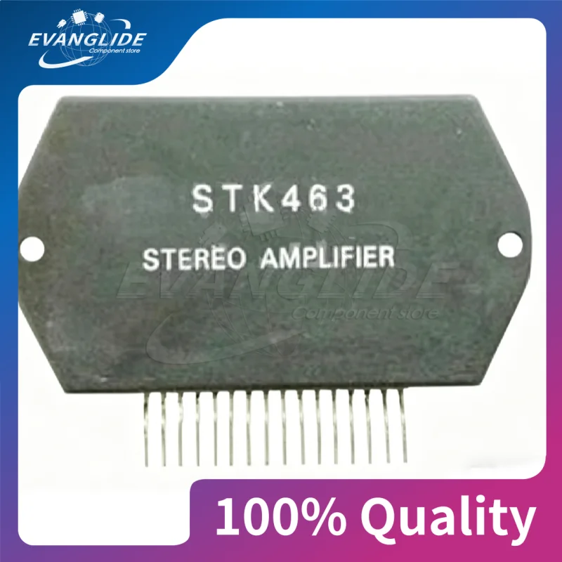 1 PCS STK463 STK463 STEREO AMPLIFIER STK46 Series Audio power amplifier module Audio power supply module