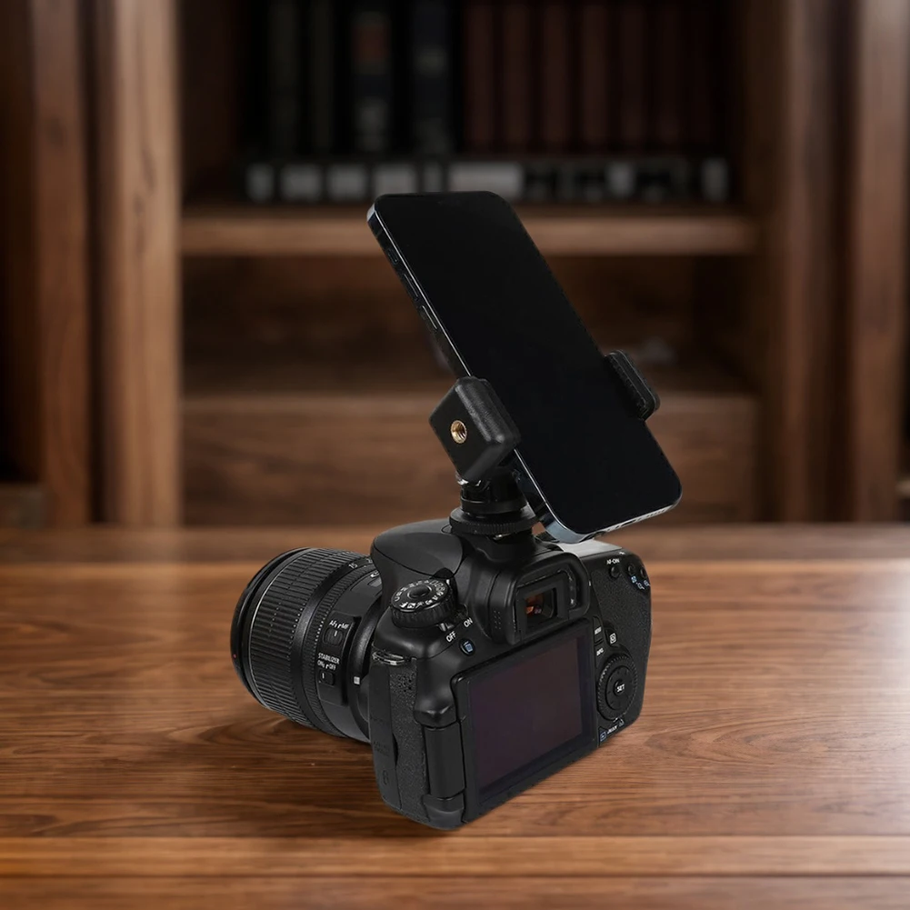Camera Flitsschoen Telefoon Statief Mount Adapter 360 °   Rotatiemonitor Flexibele statiefadapter voor Canon Nikon Sony DSLR-camera